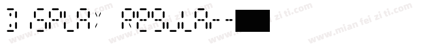 Display Regular字体转换